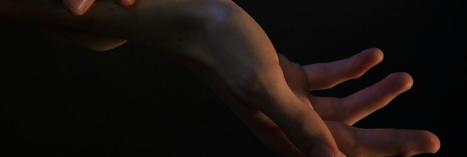 a close-up of a person's hand