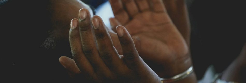 man and woman holding hands